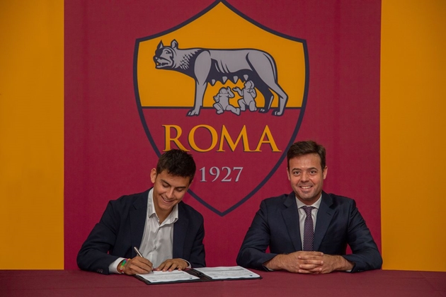 AS Roma đang đàm phán gia hạn hợp đồng với Dybala.