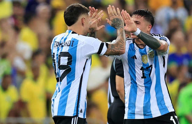 Cristian Romero đã có màn trình diễn xuất sắc trước Brazil.
