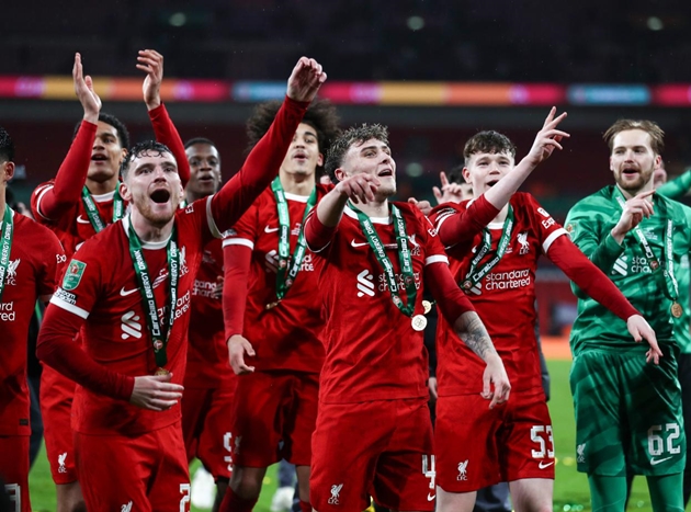 Các cầu thủ trẻ của Liverpool gây ấn tượng ở mùa giải năm nay.