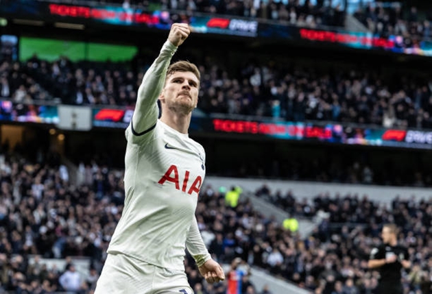 Giúp Tottenham ngược dòng, Timo Werner được khen hết lời - Bóng Đá