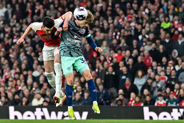 TRỰC TIẾP Arsenal 1-0 Brentford (H1): Declan Rice đánh đầu mở tỷ số cho Arsenal - Bóng Đá