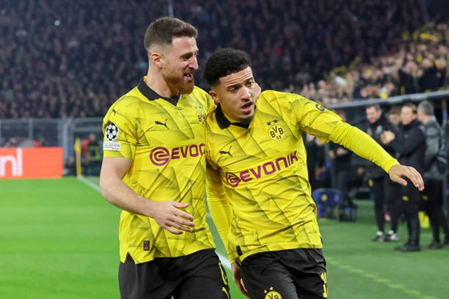 Nổ súng đưa Dortmund đi tiếp, Sancho kết thúc chuỗi ngày tịt ngòi ở Champions League - Bóng Đá