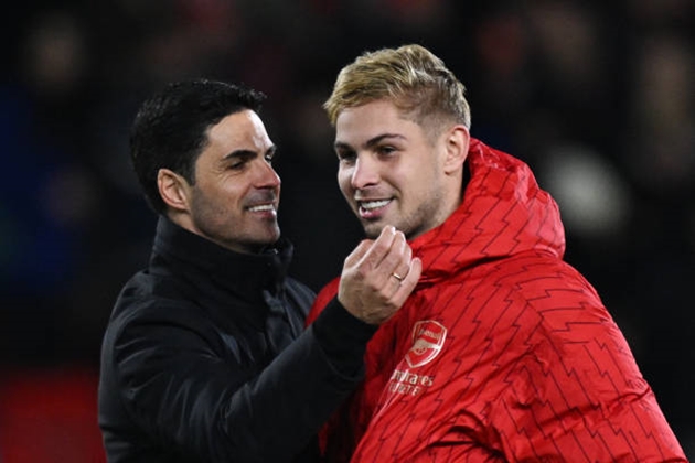 Mikel Arteta nhắn nhủ 1 điều với Emile Smith Rowe - Bóng Đá