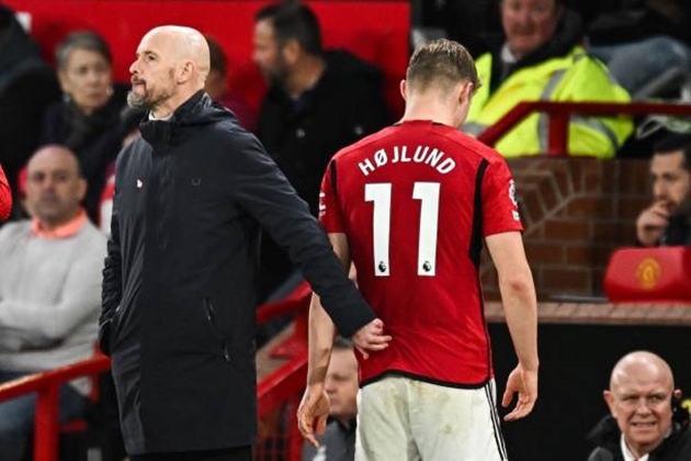 Ten Hag thừa nhận Hojlund chỉ là