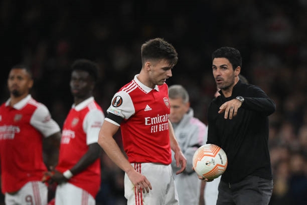 Kieran Tierney không đáp ứng được yêu cầu của Mikel Arteta.