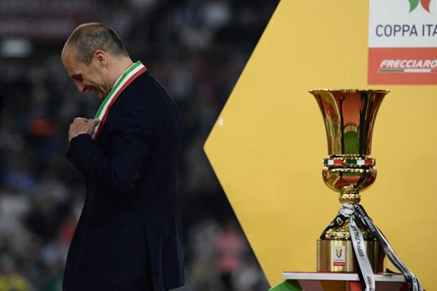 Giúp Juventus vô địch Coppa Italia, Allegri đi vào lịch sử - Bóng Đá