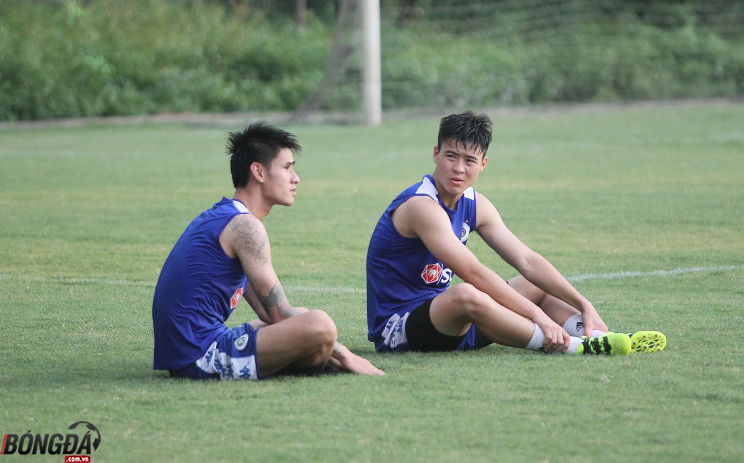 Tân binh của Hà Nội FC thư thái trong buổi tập trước trận đấu với Nam Định - Bóng Đá