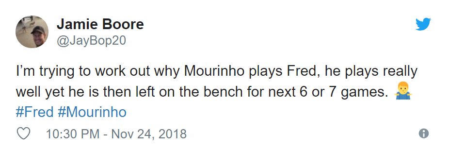 Conspiracy theories spread about what’s happened to Fred at Man United - Bóng Đá
