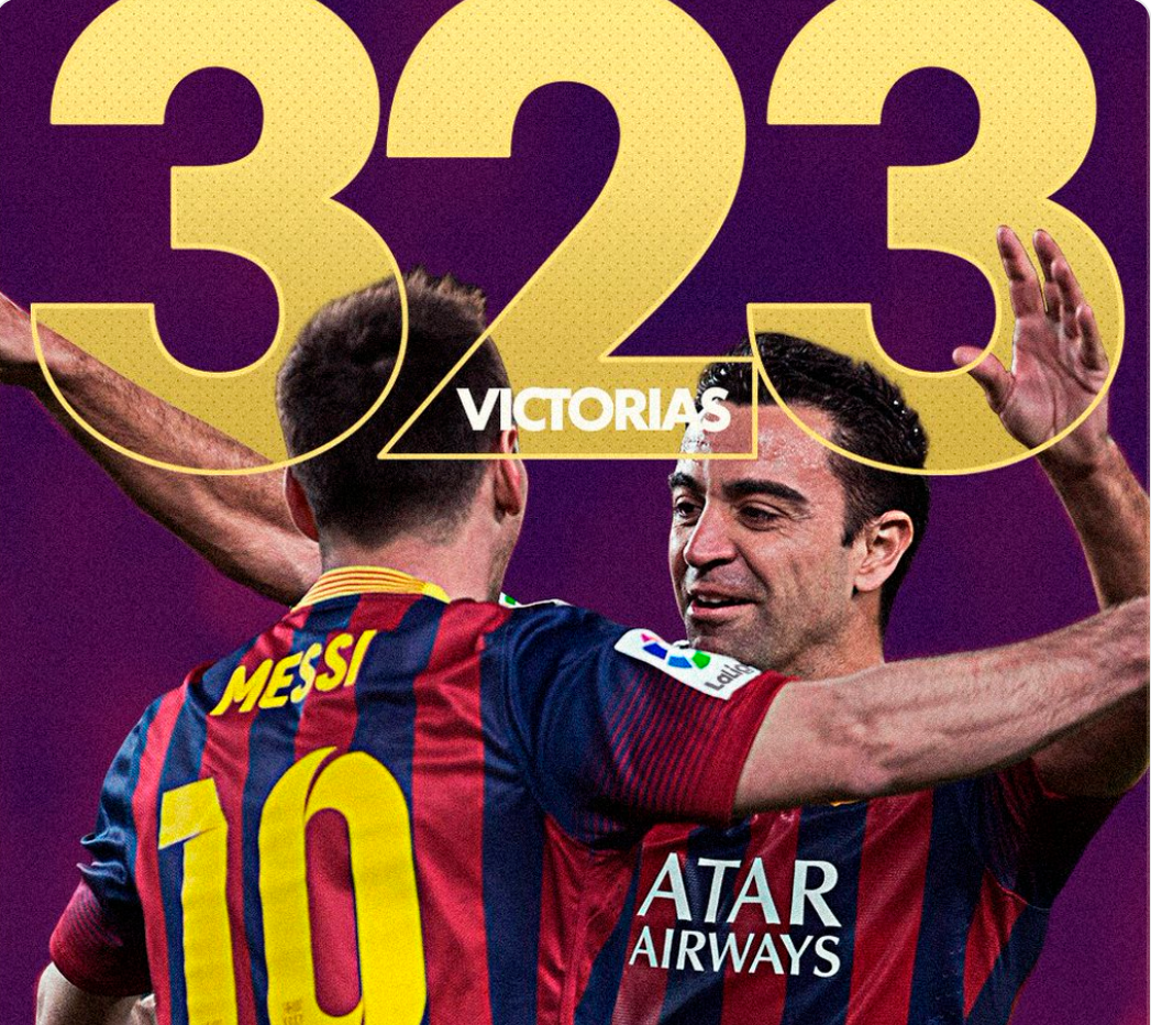 Lionel Messi surpasses Xavi Hernández to set new Barcelona record - Bóng Đá