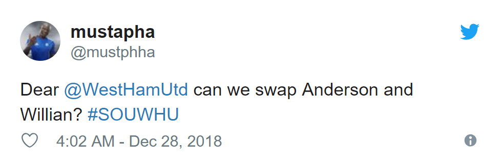 Chelsea fans on Twitter want Felipe Anderson to replace Willian - Bóng Đá