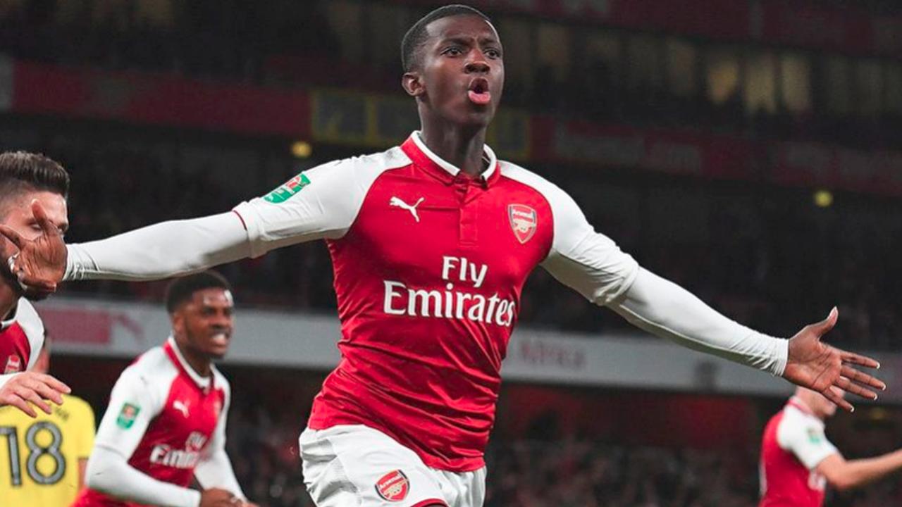 Eddie Nketiah told what he must do to make it at Arsenal by former Gunners striker - Bóng Đá