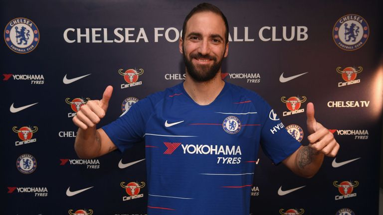 Gonzalo Higuain vows to repay Chelsea 'trust' after completing loan move from Juventus - Bóng Đá