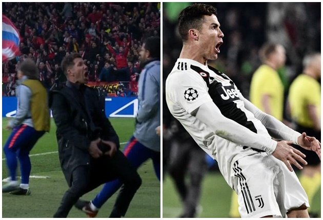 Diego Simeone responds to Cristiano Ronaldo over 'cojones' gesture aimed at Atletico boss - Bóng Đá
