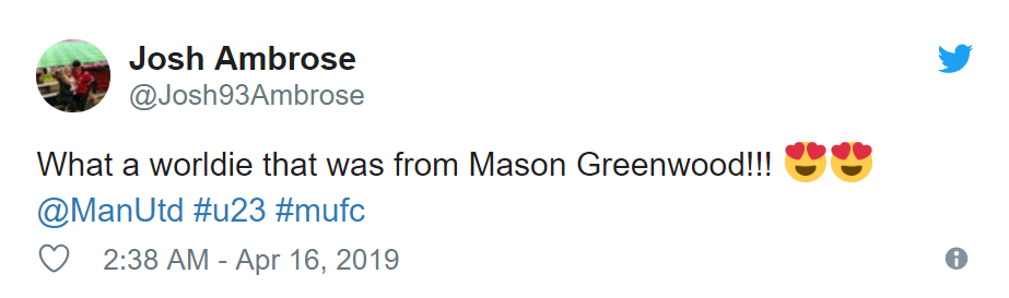 Manchester United fans react to Mason Greenwood's under-23 performance - Bóng Đá