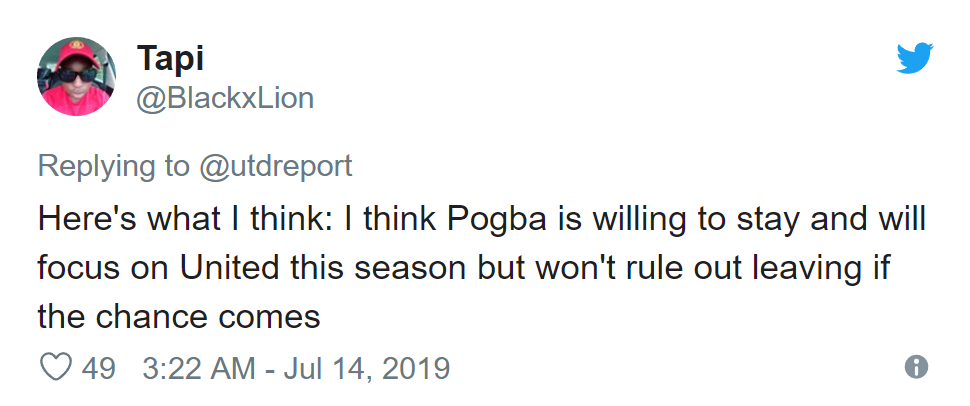 Man United fans discuss Paul Pogba’s future after post-match response - Bóng Đá
