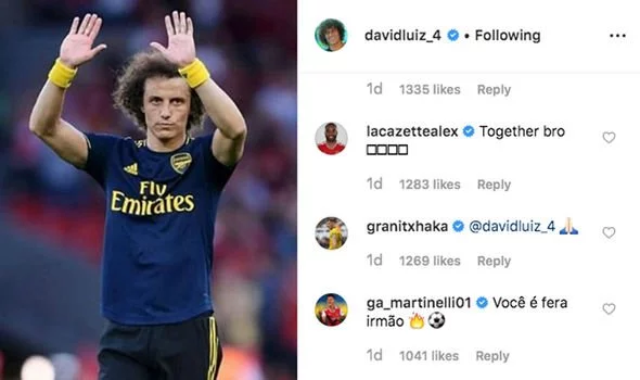 David Luiz xin lỗi NHM, 2 sao Arsenal nói lời khiến fan sục sôi - Bóng Đá