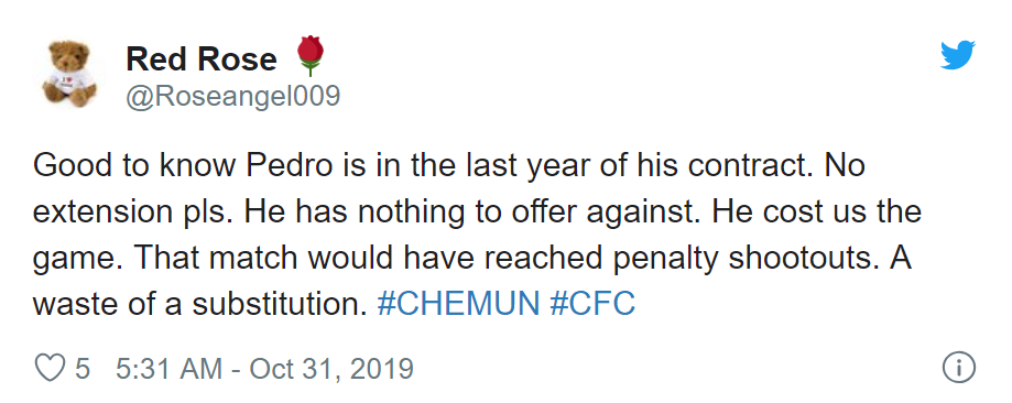 Chelsea fans rage at Pedro cameo against Manchester United - Bóng Đá
