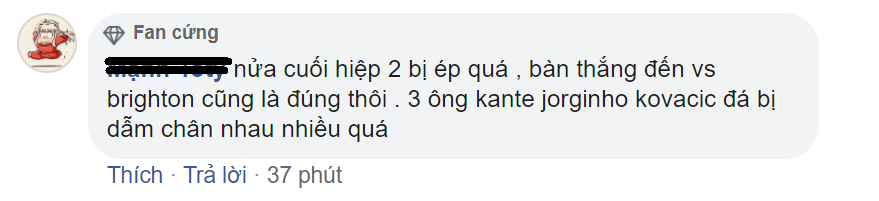Phản ứng fan Việt Nam sau trận hòa Chelsea - Bóng Đá