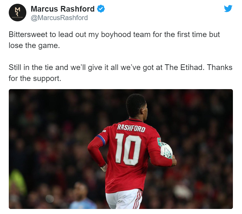 Marcus Rashford reacts to Manchester United derby defeat to Man City - Bóng Đá