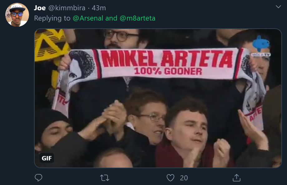Fan Arsenal phản ứng Mikel Arteta - Bóng Đá
