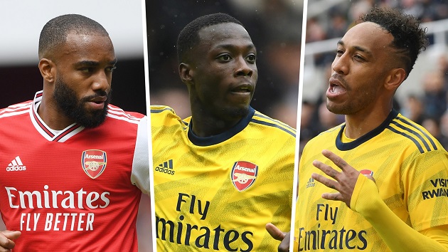 Where do Auba, Pepe and Laca stand among deadliest PL trios of the past season: analysing impact of frontlines on results - Bóng Đá
