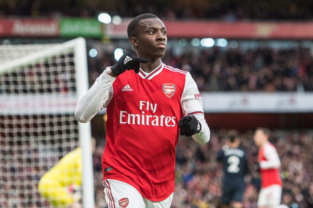 Ở tuổi 21, Eddie Nketiah là tài năng trẻ đã sớm được đông đảo fan Arsenal biết đến.