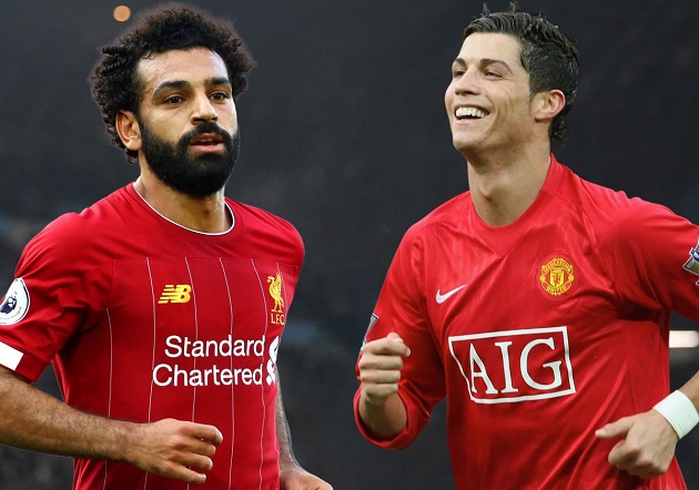 Stats prove Mohamed Salah has outperformed Cristiano Ronaldo's best seasons at Manchester United - Bóng Đá