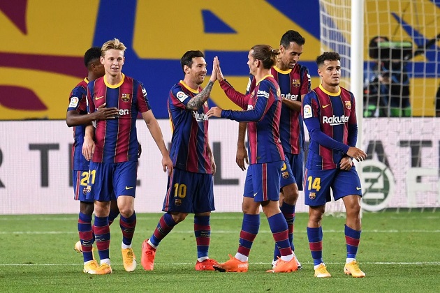 Hàng công Barca trong trận đại thắng Villarreal: Fati hay nhất - Bóng Đá