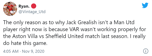 ‘The only reason why Grealish isn’t a United player is because of VAR’: Fans lament what could’ve been after Aston Villa captain smashes Arsenal - Bóng Đá