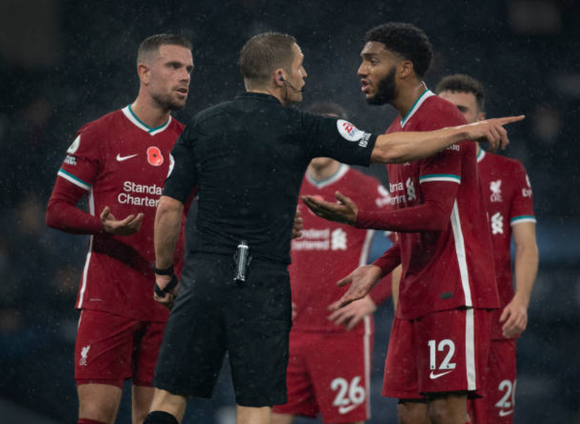 Liverpool star Jordan Henderson reacts to Joe Gomez penalty incident in Man City draw - Bóng Đá