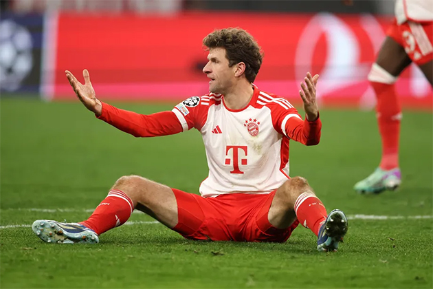 Thomas Müller not satisfied with Bayern Munich’s drab 0-0 draw with FC Copenhagen in the Champions League - Bóng Đá