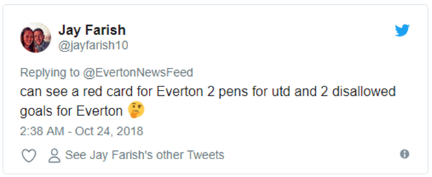 Đây, điều fan Everton lo sợ trước đại chiến với Man Utd (trọng tài) - Bóng Đá