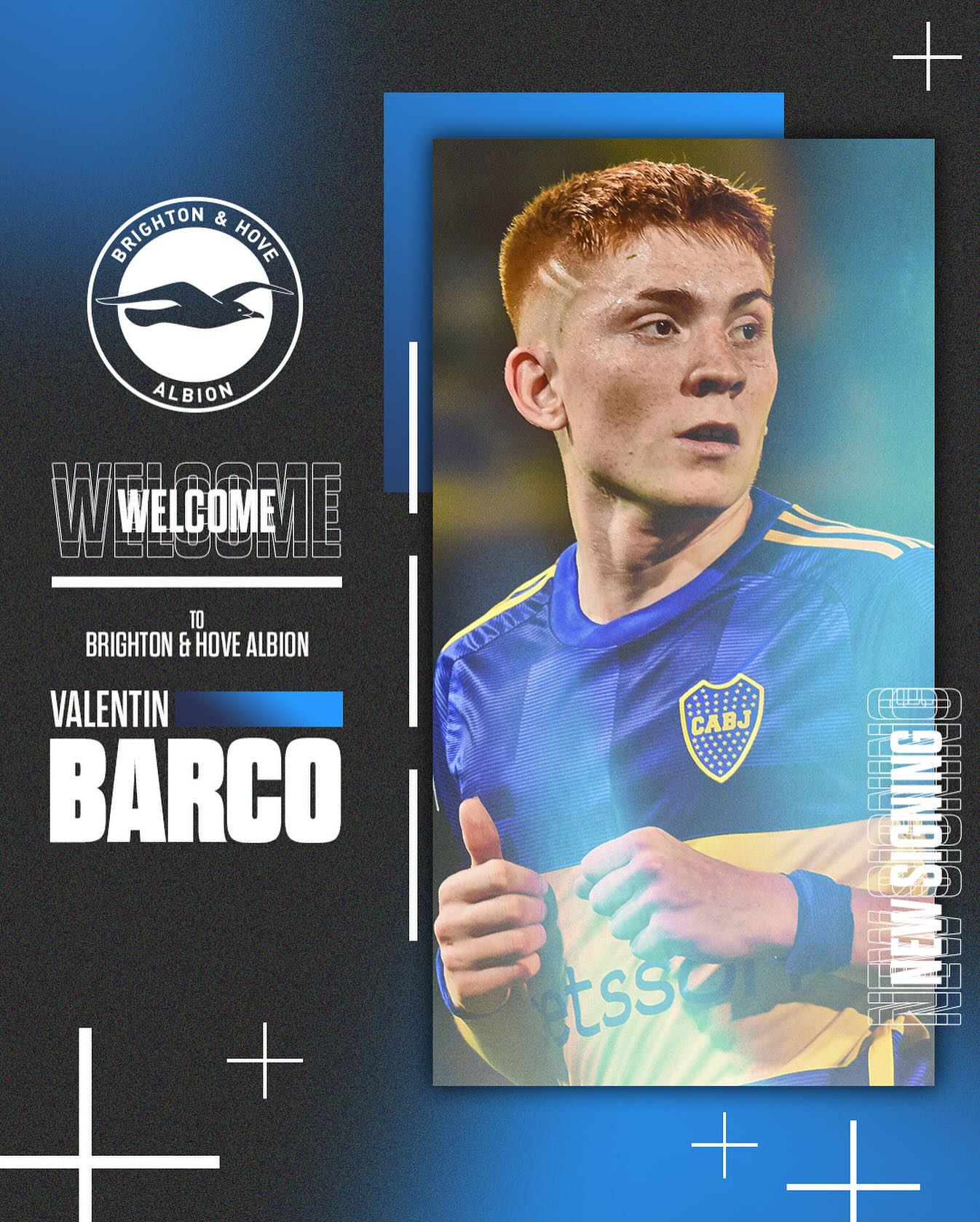 Brighton and Hove Albion sign young Argentine star - Bóng Đá