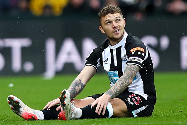 Trippier khiến CĐV Newcastle lo lắng.