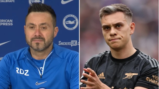 'Not so many' – Roberto De Zerbi sends message to the £30m Arsenal star he 'humiliated' at Brighton - Bóng Đá