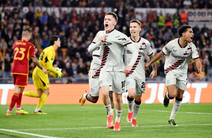 Roma gặp bất lợi lớn so với Leverkusen trước trận lượt về.
