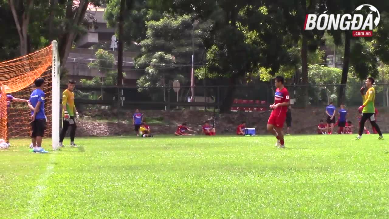 U22 Việt Nam sẵn sàng "nã đại bác" vào lưới Campuchia
