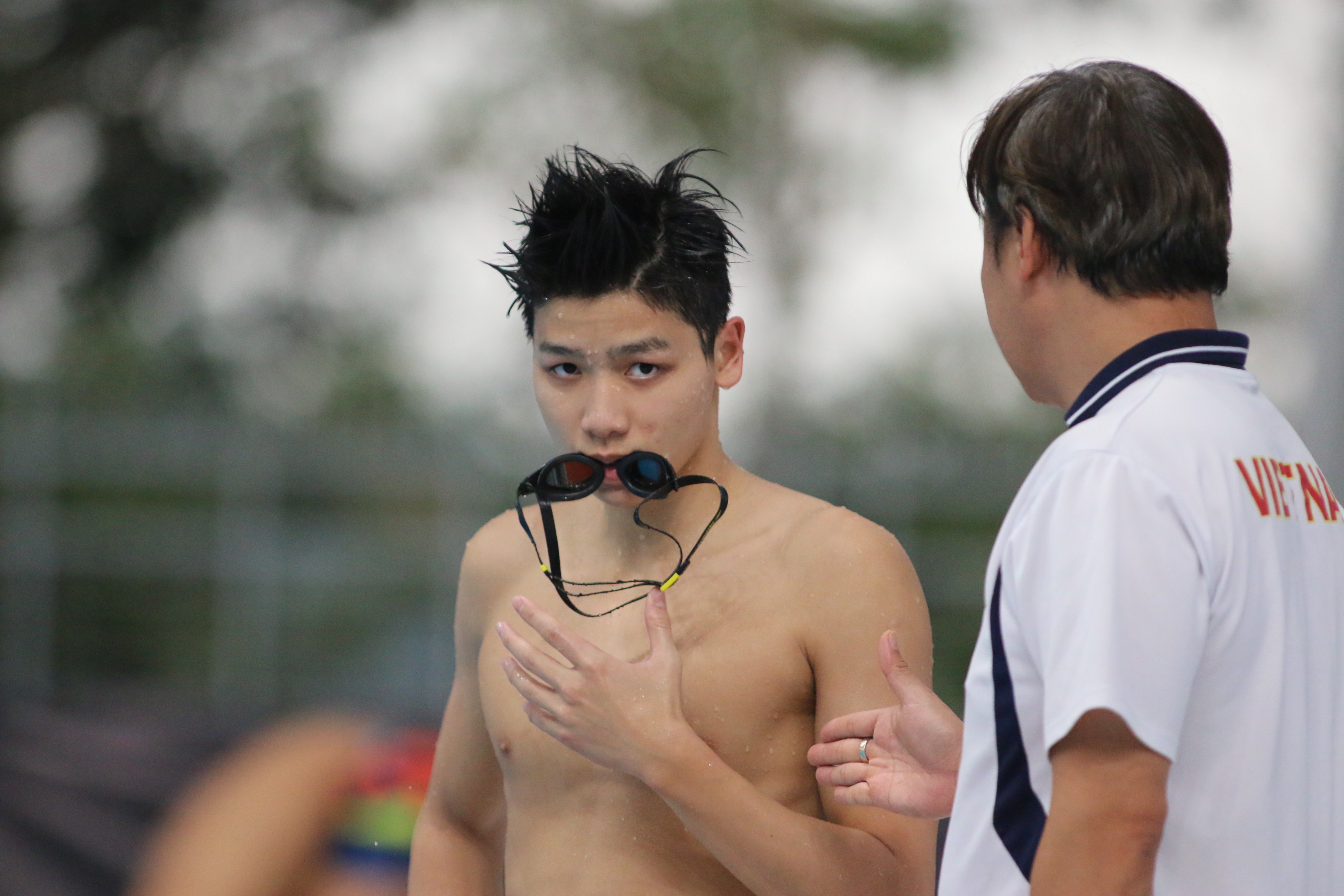 HLV Đặng Anh Tuấn nói gì về kỷ lục SEA Games của kình ngư trẻ Kim Sơn
