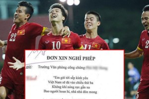 Công ty nghỉ làm, học sinh xin nghỉ học cổ vũ trận U23 Việt Nam gặp U23 Qatar