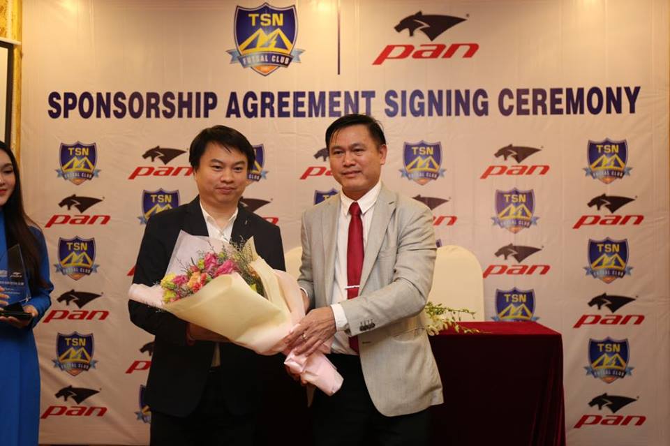 Futsal Thái Sơn Nam hợp tác cùng thương hiệu Thể thao Thái Lan