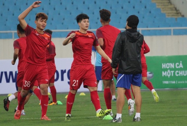 Ảnh bài viết U23 Việt Nam đón tin vui từ Đình Trọng, thầy Park an tâm về hàng thủ