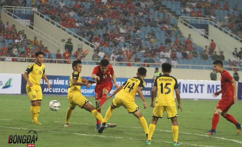 TRỰC TIẾP U23 Việt Nam 0-0 U23 Brunei (H1): Đức Chinh cá pha dứt điểm đầu tiên - Bóng Đá