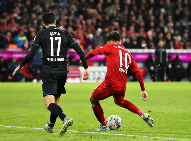 Coutinho lập hattrick, Bayern 'chơi tennis' trước Weder Bremen - Bóng Đá