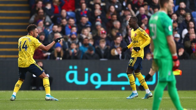 Điểm nhấn Crystal Palace 1-1 Arsenal: Tấm thẻ đỏ tai hại; 'Pháo thủ' không biết ghi bàn - Bóng Đá