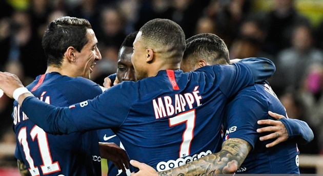 Neymar và Mbappe nổ sung, PSG vùi dập không thương tiếc AS Monaco  - Bóng Đá