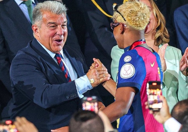 Joan Laporta xác nhận Barca gia hạn hợp đồng với Lamine Yamal