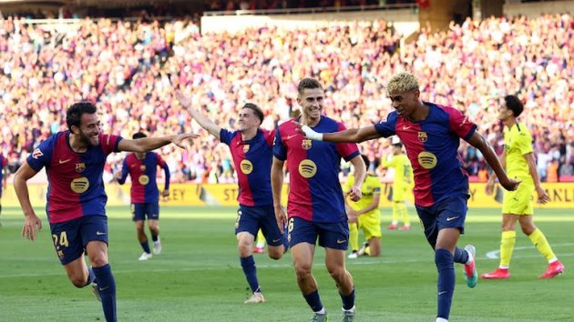 Yamal giúp Barca vươn lên dẫn trước sau khi bị thủng lưới sớm.