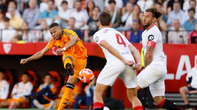 Mbappe mở tỷ số cho Real.