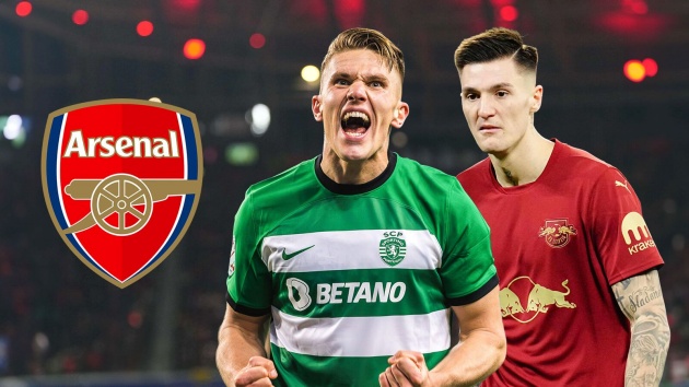 Gyokeres và Sesko là bài toán khó cho Arsenal.