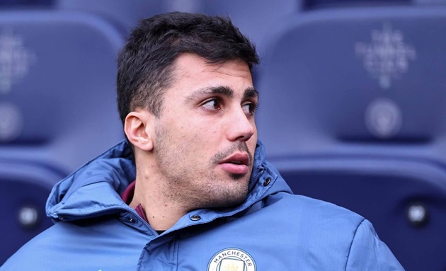 Rodri hồi phục hoàn toàn, có khả năng thi đấu trước Bournemouth
